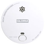 Gloria 002518.5000 R1 Smoke Detector Battery-Powered Ø100x33mm EN14604
