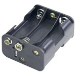 Goobay 11467 Battery Tray 6x AA Stud & Socket 58x28x47 mm