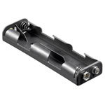 Goobay 11985 Battery Tray for 4x AA Stud & Socket 109x32x16.2 mm