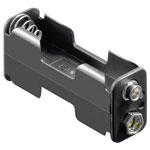 Goobay 12461 Battery Tray 2x AA Stud & Socket 60x26x16.5 mm