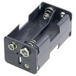 Goobay 12466 Battery Tray for 4x AA Stud/Socket 61.5x30x31.5 mm