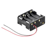 Goobay 81218 Battery Tray 8x AA Cable L63xW58xH29.5mm Compact Design