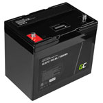 Green Cell CAV12 Battery LiFePO4 12.8V 80Ah Durable Lightweight BMS