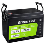 Green Cell GC-CAV04S LiFePO4 Battery 12.8V 200Ah Lightweight & Durable