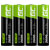 Green Cell GR01 AA Rechargeable Batteries NiMH 2600mAh 4-Pack Durable
