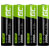 Green Cell GR02 AA NiMH Rechargeable Battery 2000mAh 4 Pieces 1.2V Durable