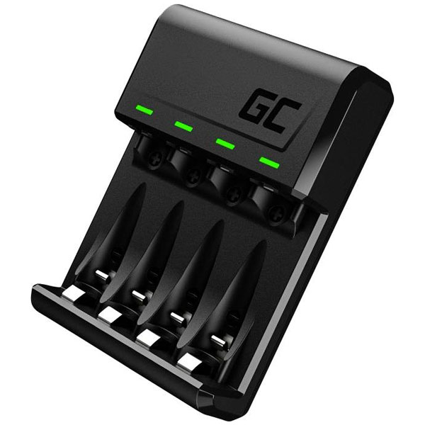 Green Cell GRADGC01 VitalCharger For 1-4 AAA/AA LEDs Show Charge S...