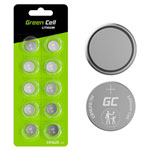 Green Cell XCR03 Button Cell 3V CR1620 70mAh 5-Pack Lithium Batteries