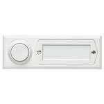 Grothe 51013 Bell Button White 12V/1.5A Surface Mount 1 Doorbell Button