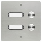 Grothe 55502 Bell Button Nameplate Stainless Steel LED 130x130mm