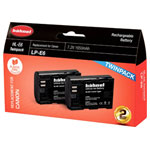 Hähnel 10001601 HL-E6 Camera Battery 2x LP-E6 7.2V 1650mAh Protected