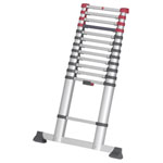 Hailo 7113-131 T80 FLEXLINE Aluminium Telescopic Ladder 4.5m Silver