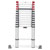 Hailo 7113-131 T80 FLEXLINE Aluminium Telescopic Ladder 4.5m Silver