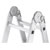 Hailo 7412-037 ProfiStep Ladder Aluminium 4.35m Max Height 16.7kg