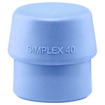 Halder 3201.040 SIMPLEX Soft Replacement Head 47g Non-Marking TPE