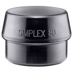 Halder 3202.080 SIMPLEX Replacement Head Semihard, 430g, Medium-hard