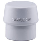 Halder 3203.040 SIMPLEX Replacement Head Semihard 45g No Black Marks