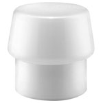 Halder 3207.040 SIMPLEX Replacement Head Semi-hard, 50g, White Plastic