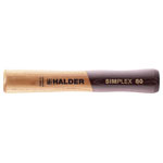 Halder 3244.082 SIMPLEX Hammer Handle, 150g, 230mm, Wooden, Vibration-Damping