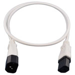 HAWA R776 C13/C14 Appliance Cable 3m White Cold-Device Extension