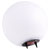 Heitronic 35419 Boule Solar LED Sphere Light 0.2W Monochrome White