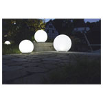 Heitronic 35421 Boule Solar Light Sphere LED 0.2W Monochrome White