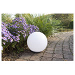 Heitronic 37234 Globo Solar Globe LED 0.4W White Depictive Light