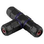Heitronic 45609 Wire Connector Waterproof 3-Pin IP68 230V Earth/Rubber Cables