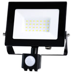 Heitronic VO-501417 Bolton LED Floodlight 30W Warm White Motion Sensor