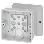 Hensel 62000267 Junction Box 98x98x55mm Grey IP55 1piece