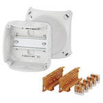 Hensel 62000419 Junction Box Screw-fit Halogen-Free 130x130mm 1piece