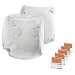 Hensel 62000442 Junction Box Push-Fit Sealable 84x84x55mm 1 piece