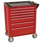 Holzmann WW690L Workshop Trolley Red Mobile Use with Handle & Cap System
