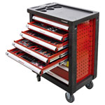Holzmann WW790W Workshop Trolley Red Durable Ample Storage