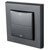 Homematic IP 156171A0 IP Rocker Switch Anthracite 55-Format Tool-Free Install