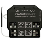HOMEPILOT 11941002 2-Channel Wireless Actuator Flush Mount 1 piece