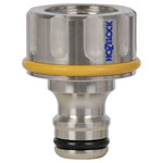 Hozelock 2046P0000 Pro Brass Tap Connector Durable Brass 1/2" BSP