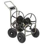Hozelock 59505 Hose Cart 135m Heavy Duty Metal Frame 2-Wheel Steering