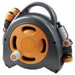 Hozelock GF80005608 Aqua bag Maxi Hose Reel 15m with 8 Spray Nozzle Functions