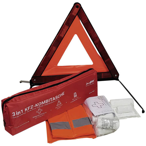 HP Car accessories 10047 First Aid Kit Water-Resistant with Hi-Vis...