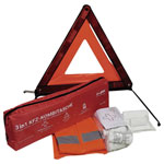 HP Car accessories 10047 First Aid Kit Water-Resistant with Hi-Vis & Triangle