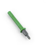 HT Instruments 1003032 404-IECV Jack Plug CAT III/IV Green 4mm 1 piece