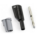 HT Instruments 1003050 Connector 4mm Cable Extension Black 1 piece