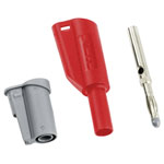 HT Instruments 1003060 Connector for 4mm Cable Extension Red 1 piece