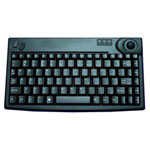 HT Instruments 2008530 HT-Multi Keyboard with Trackball USB Dust/Water Resistant