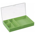 Hüfner Dübel 800002 Assortment Box 164x31x101mm 4 Compartments