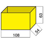 Hünersdorff 624200 Assortment Case Insert 108x54x63mm 1 Compartment