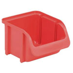 Hünersdorff 671100 Storage Bin 102x74x115mm Red Durable Plastic
