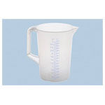 Hünersdorff 938000 Graduated Beaker 3000ml Plastic Accurate Measuring