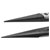 Ideal Tek 259CFR.SA.1.IT Tweezers ESD Scratch-Proof 130mm Replaceable Tip